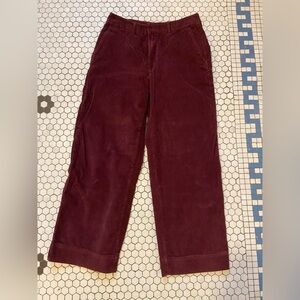 Old Navy  Maroon Corduroy Pants